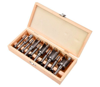 Set 10 freze pe lemn YATO  YT33837 Ø8 mm photo 1