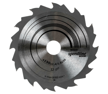 Пильный диск BOSCH 2608640800 190мм 12T photo