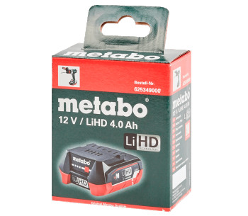 Аккумулятор METABO Li-Power 625349000 Слайдер 12В 4Ач photo 2
