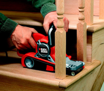 Шлифмашина ленточная BLACK&DECKER KA88 720вт 75 мм photo 7