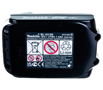 Аккумулятор MAKITA BL1815N Слайдер 18В 1.5Ач photo 1