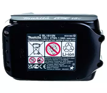 Acumulator MAKITA BL1815N Slider 18V 1.5Ah photo 1