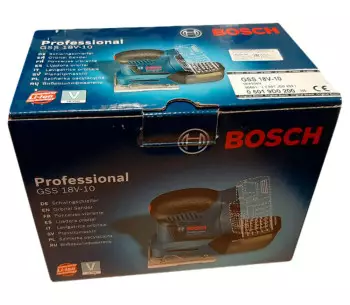 Шлифмашина вибрационная аккум. (без АКБ) BOSCH GSS 18V-10 115x140мм 18В photo 8
