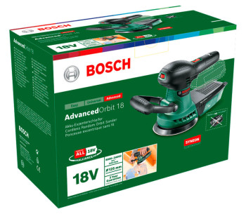 Шлифмашина эксцентриковая аккумуляторная (без АКБ) BOSCH ADVANCED ORBIT 125мм 18В photo 7