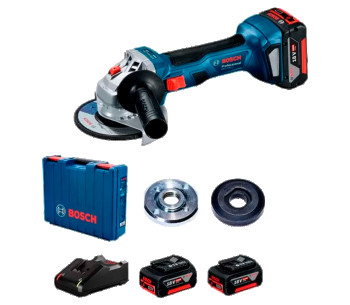 Угловая шлифмашина аккумуляторная BOSCH 06019H9021 125мм 18В 4Ач photo 2