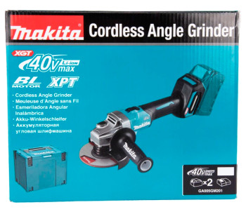 Угловая шлифмашина аккумуляторная MAKITA GA005GM201 125мм 40В 4Ач photo 6