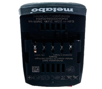 Аккумулятор METABO 625406000 Слайдер 12В 2Ач photo 1