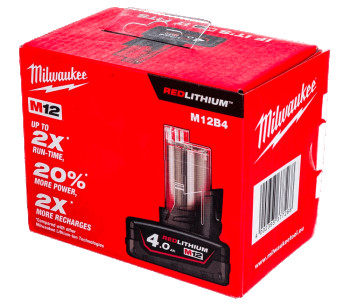 Аккумулятор MILWAUKEE M12B4 Обойма 12В 4Ач photo 3