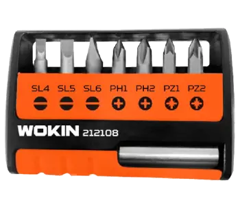 Набор 7 бит WOKIN 212108 SL/PH/PZ 25/60мм photo