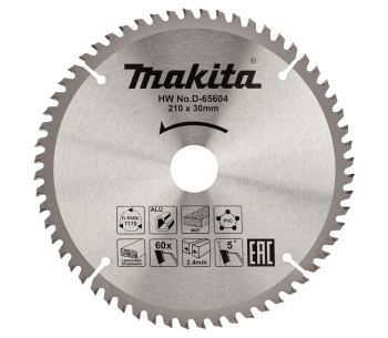 Пильный диск MAKITA D-65604 210мм 60T photo