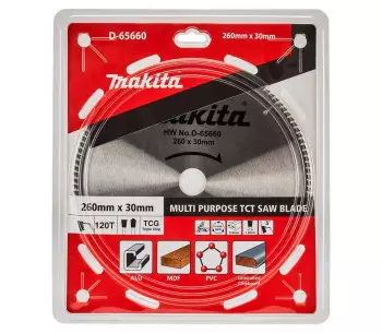Пильный диск MAKITA D-65660 260мм 120T photo 1