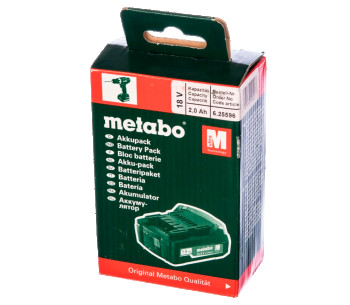 Аккумулятор METABO Li-Power 625596000 Слайдер 18В 2Ач photo 3