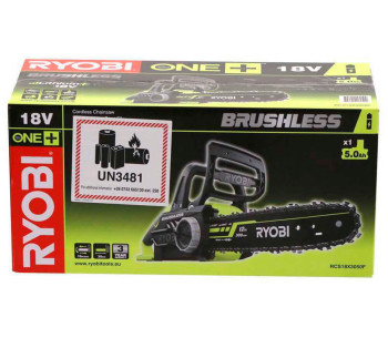Цепная пила аккумуляторная RYOBI RCS18X30-50F 300мм 18В 5Ач photo 7