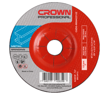 Зачистной  круг CROWN 6022125 125мм photo