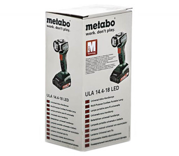 Lanternă construcții cu acumulator (fără baterii) METABO ULA 14.4-18 LED 280lm 14.4/18V photo 4