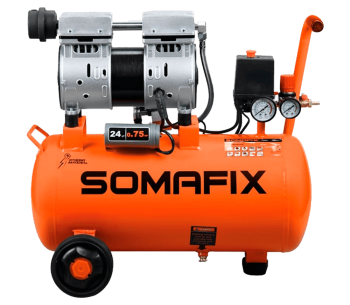 Безмасляный компрессор SOMAFIX SFX8577 120л/мин 24л photo