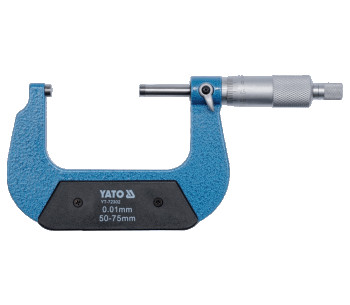 Микрометр YATO YT72302 50-75мм сталь photo 0