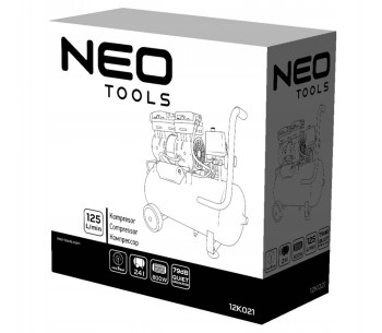 Безмасляный компрессор NEO TOOLS 12K021 125л/мин 24л photo 2