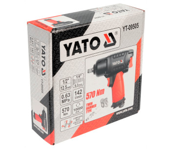 Mașină de înșurubat cu impact pneumatică YATO YT09505 570Nm 10000rot/min photo 2