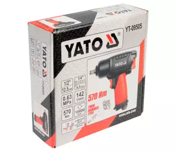 Пневматический ударный гайковерт YATO YT09505 570Нм 10000об/мин photo 2