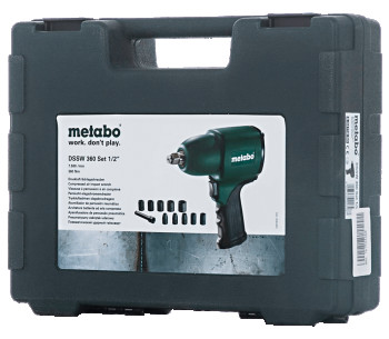 Пневматический ударный гайковерт METABO DSSW 360 SET 1/2" 360Нм 7500об/мин photo 1