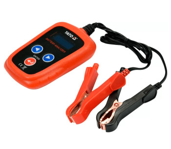 Тестер для аккумулятора автомобиля YATO YT83113 12В 200/1200A photo 0