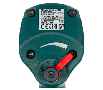 Пневматический ударный гайковерт METABO DSSW 500-1/2" C 500Нм 10000об/мин photo 4