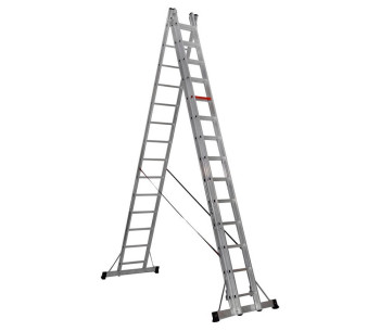Лестница трехсекционная CAGSAN TS205 8.6m 150kg photo 1