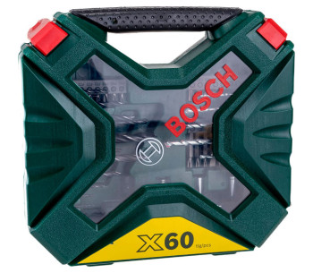 Набор 60 сверл и бит BOSCH X-LINE B2607010611 photo 3