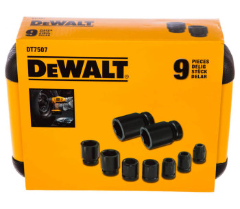 Set 9 duze tubulare de impact DEWALT DT7507 10-27mm photo 4