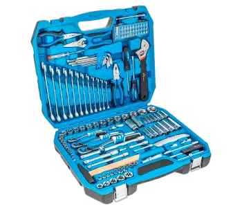 product Set chei combinate, duze tubulare și biți HOEGERT HT1R439 131unit. 4-32mm 1/2-1/4-3/8"