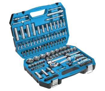product Set 144 duze tubulare și biți HOEGERT HT1R440 4-36mm