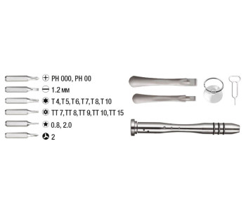 Set șurubelnițe de precizie 17 piese KWB K119490 photo 6