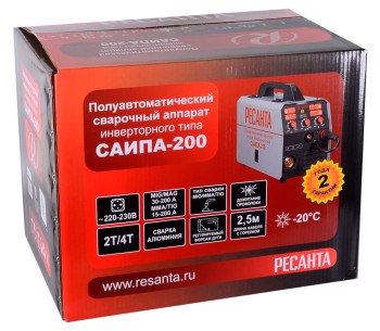 Сварочный аппарат RESANTA САИПА-200 200A photo 7