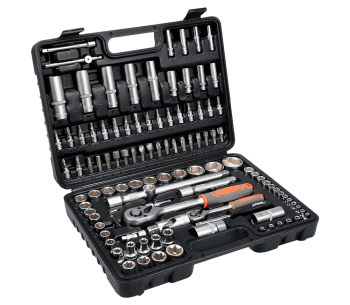product Set 108 duze tubulare și biți  STHOR STH58685 4-32mm