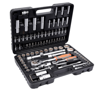 product Set 94 duze tubulare și biți STHOR STH58687 4-32mm