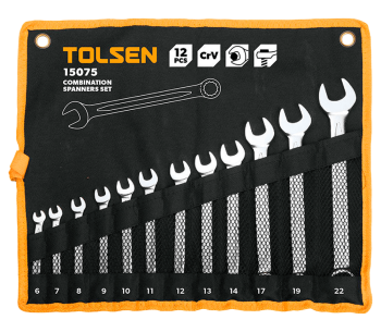 Set 12 chei combinate Tolsen 15075 6x22mm photo
