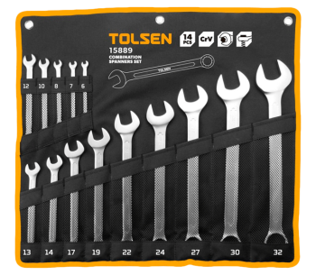 product Набор 14 комбинированных ключей Tolsen 15889 6x32мм