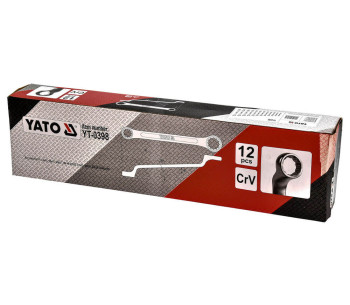 Набор 12 накидных ключей двусторонние YATO YT0398 6-32мм photo 3