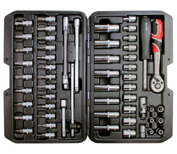 Set 56 duze tubulare și biți YATO YT14501 4-13mm photo 0