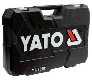 Набор комбинированных ключей, торцевые головки и бит YATO YT38901 122шт. 4-32мм 1/2-1/4" photo 2