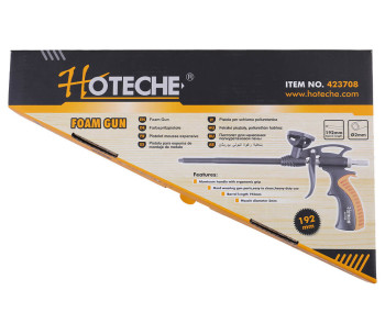 Пистолет для монтажной пены HOTECHE 423708 192мм photo 3