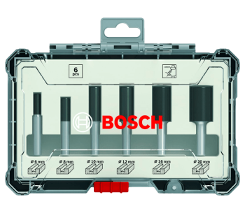 Набор 6 фрез по дереву BOSCH 2607017465 Ø6 мм photo