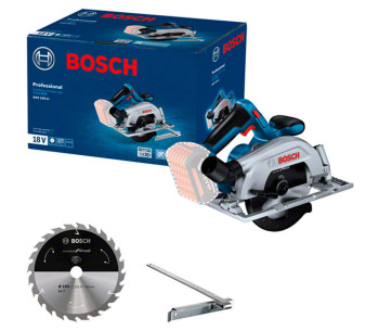 Дисковая пила аккумуляторная (без аккумуляторов) BOSCH GKS 185-LI 165мм 18В photo 0