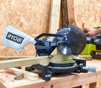 Торцовочная пила аккумуляторная RYOBI EMS190DCL 190мм photo 5