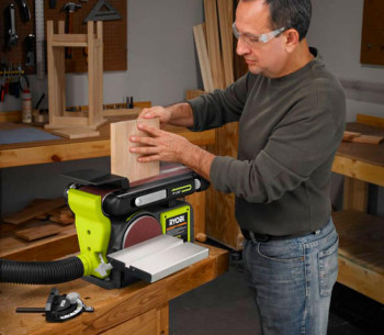 Шлифмашина ленточная RYOBI RBDS4601G (5133002858) 370вт 100 мм photo 3