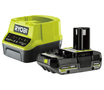 Set acumulator și încărcător RYOBI RC18120-120C (5133005090) 18V 2Ah photo