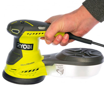 Шлифмашина эксцентриковая RYOBI ROS300 300вт 125мм photo 3