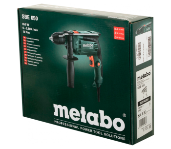 Mașină de găurit cu percuție METABO SBE 650  650w photo 9