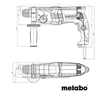 Ciocan rotopercutor METABO KHE 2645 850w SDS-Plus photo 4
